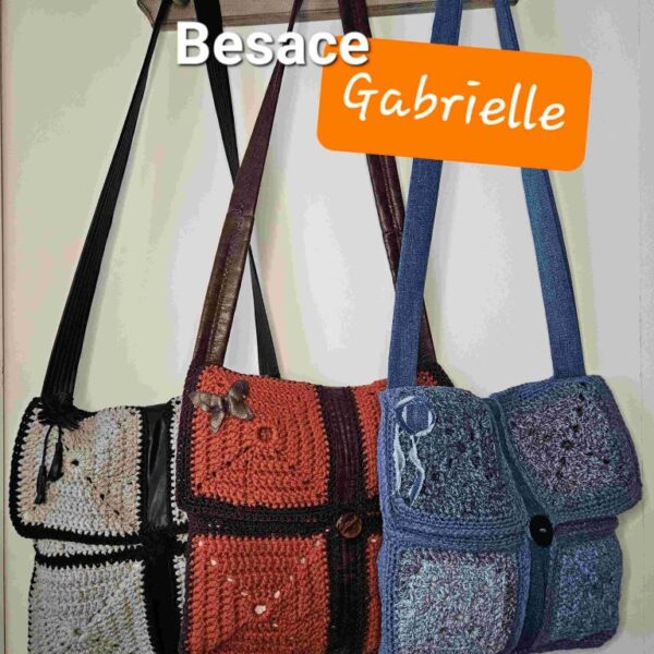 Sac à main forme besace modèles Gabrielle -fifiecreation.com