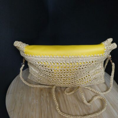 Pochette Fanny Beige Jaune - Image 2