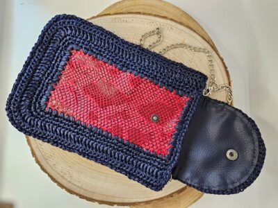 Pochette téléphone Romy Bleu/Rouge - Image 2